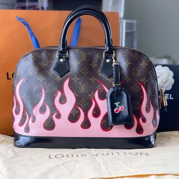 Louis Vuitton Alma Purse Customized Authentic - Picture 2 of 14